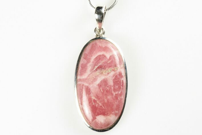 Rhodochrosite Pendant (Necklace) - Sterling Silver #192285